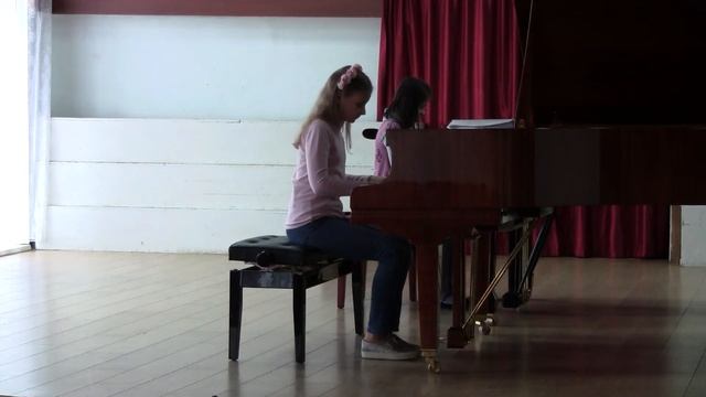 ансамбль Кречетова Софья 10 лет и Климова Мария 11 лет Рахманинов Итальянская полька смотреть онлайн