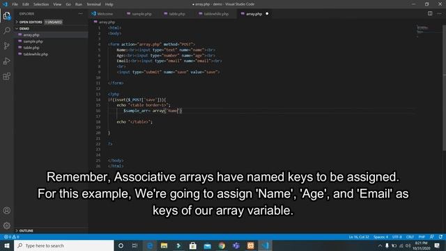 PHP Arrays смотреть онлайн