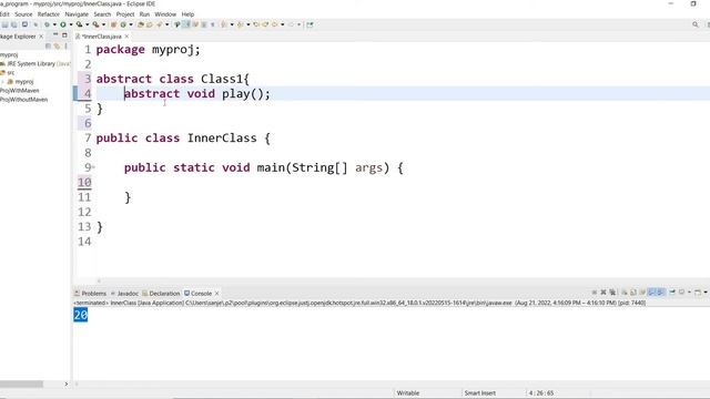 #94 Java Anonymous Inner Class смотреть онлайн
