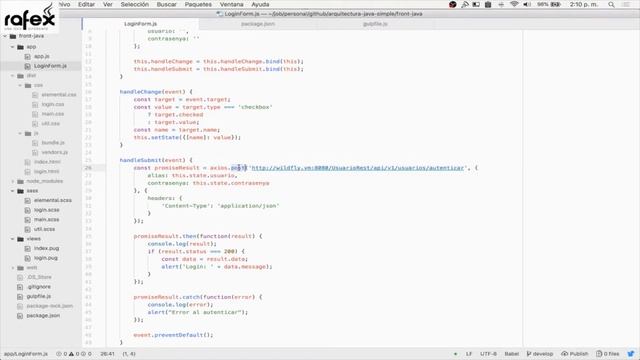 Arquitectura Simple de Java Parte 3 Java 8 + Spring 4 + lombok + EhCache + SparkJava + reactjs смотреть онлайн
