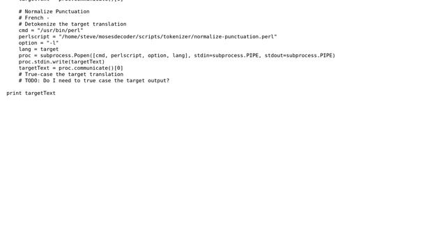 Code Review: Python CGI front-end for web service to perform machine translation смотреть онлайн