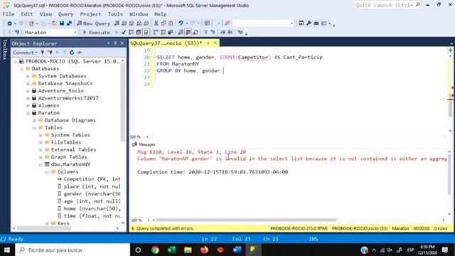 Sentencias Group By y Having en SQL смотреть онлайн