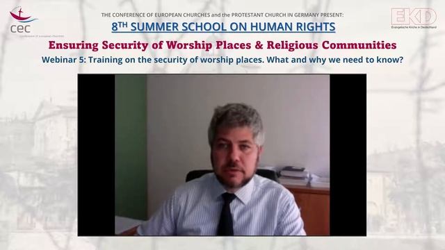 SSHR Webinar 5: Training on the security of worship places смотреть онлайн