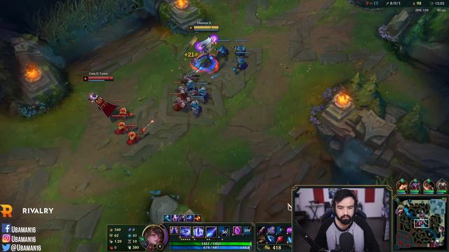 ¡ME HAGO QUADRA KILL A MINUTO 3 CON IRELIA! | League of Legends смотреть онлайн