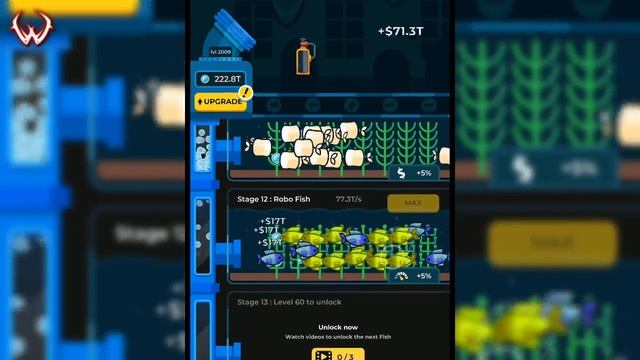 Idle Fish Aquarium! MAX LEVEL FISH & AQUARIUM EVOLUTION! Stage 1-115 Unlocked! (9999+ Level Fish!) смотреть онлайн