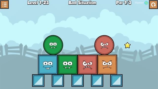 Blocks and Shapes Logic Puzzle Game, walkthrough. GORB Level 1 - 24. смотреть онлайн