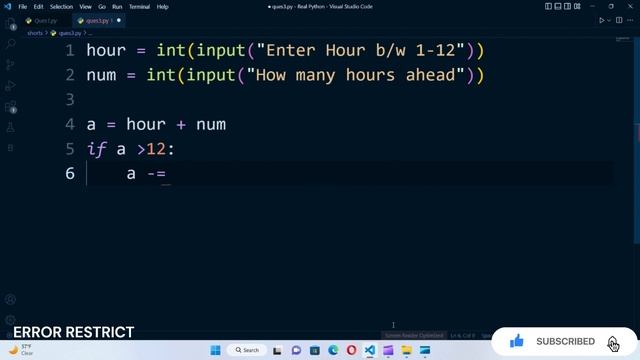 Class - 11 Computer Science Python (Sumita Arora Solutions) . Type C Ques.3 (CBSE) смотреть онлайн