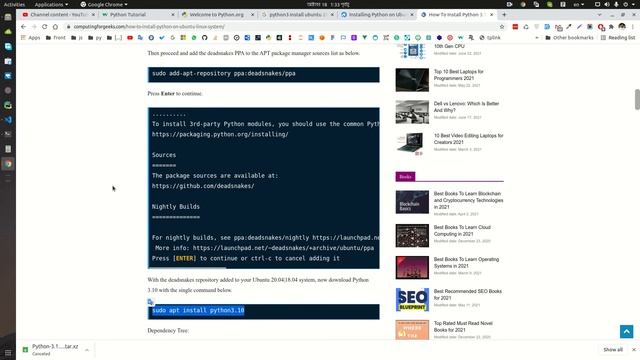Python installation смотреть онлайн