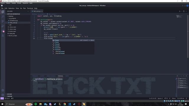 Port scanning with python смотреть онлайн