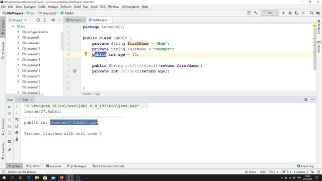 Java - урок 27.2 (Рефлексия API. Основы. Часть 1) смотреть онлайн