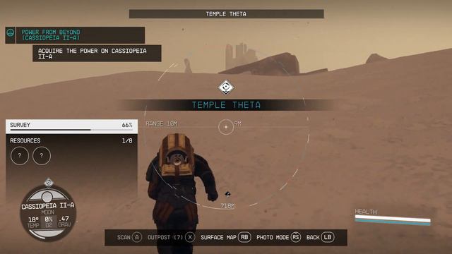 Starfield Walkthrough - Power From Beyond 8 - Follow Distortions on the Scanner 8 - Cassiopeia II-a смотреть онлайн