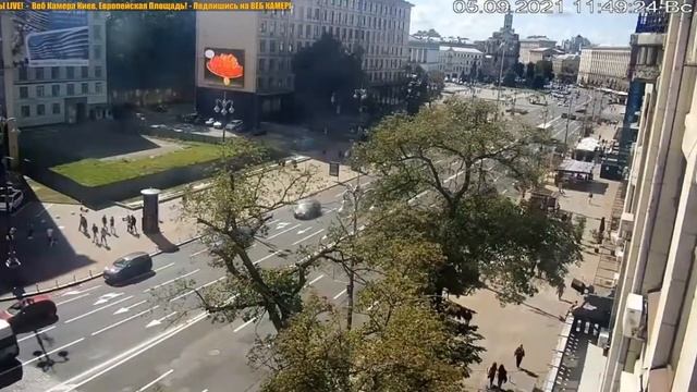 Веб Камера Киев, Европейская Площадь! ПРЯМОЙ ЭФИР! смотреть онлайн