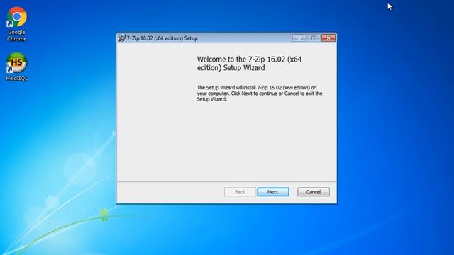 Screencast №2: Установка 7Zip (Win7) смотреть онлайн