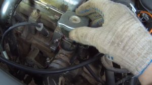 2. Антифриз протекает через радиатор охлаждения двигателя ЛАДА КАЛИНА.