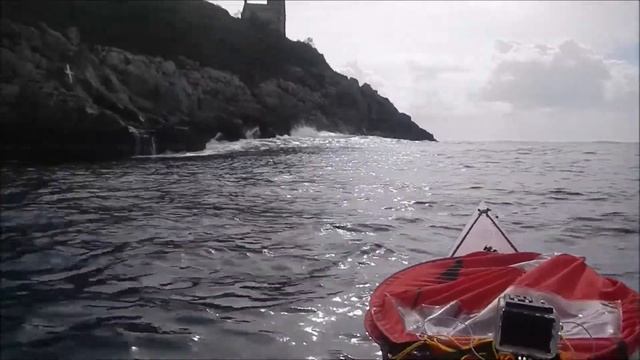 Sea kayak sail paddle - Messinia - Greece смотреть онлайн
