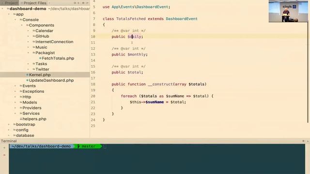 Building a dashboard with Laravel, Vue and Pusher - Freek Van der Herten, Spatie.be смотреть онлайн