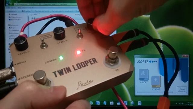 Обзор Rowin LTL-02 стерео петлителя внешнего эффекта / review twin looper FX смотреть онлайн
