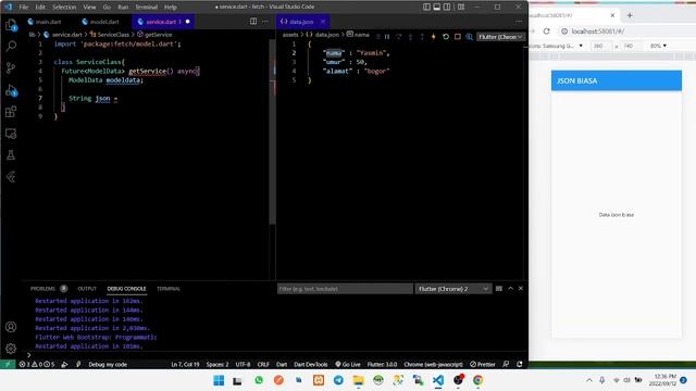 Flutter - Belajar Parsing Berbagai bentuk JSON Part 1 смотреть онлайн