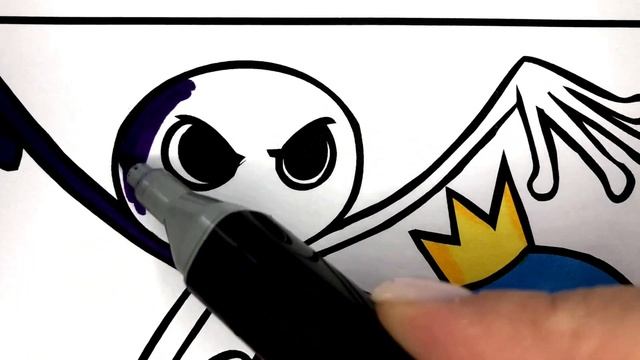 Rainbow friends vs Among Us coloring page / Roblox Rainbow Friends coloring смотреть онлайн