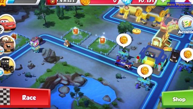 Cars 2: Fast as Lightning - (Holley Shiftwell) Gold GamePlay смотреть онлайн