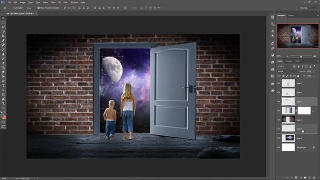 Magic door photo manipulation | photoshop tutorial cc смотреть онлайн