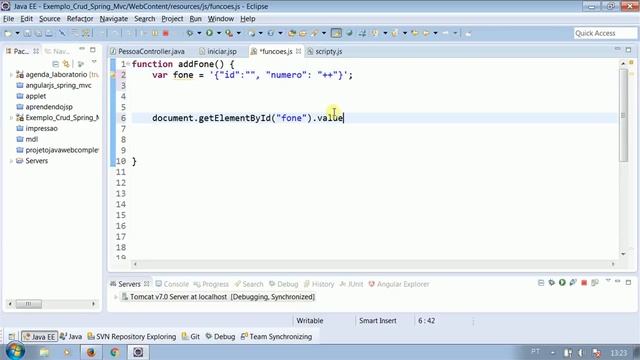 JSON - Estruturando Json + JSP + Spring MVC смотреть онлайн