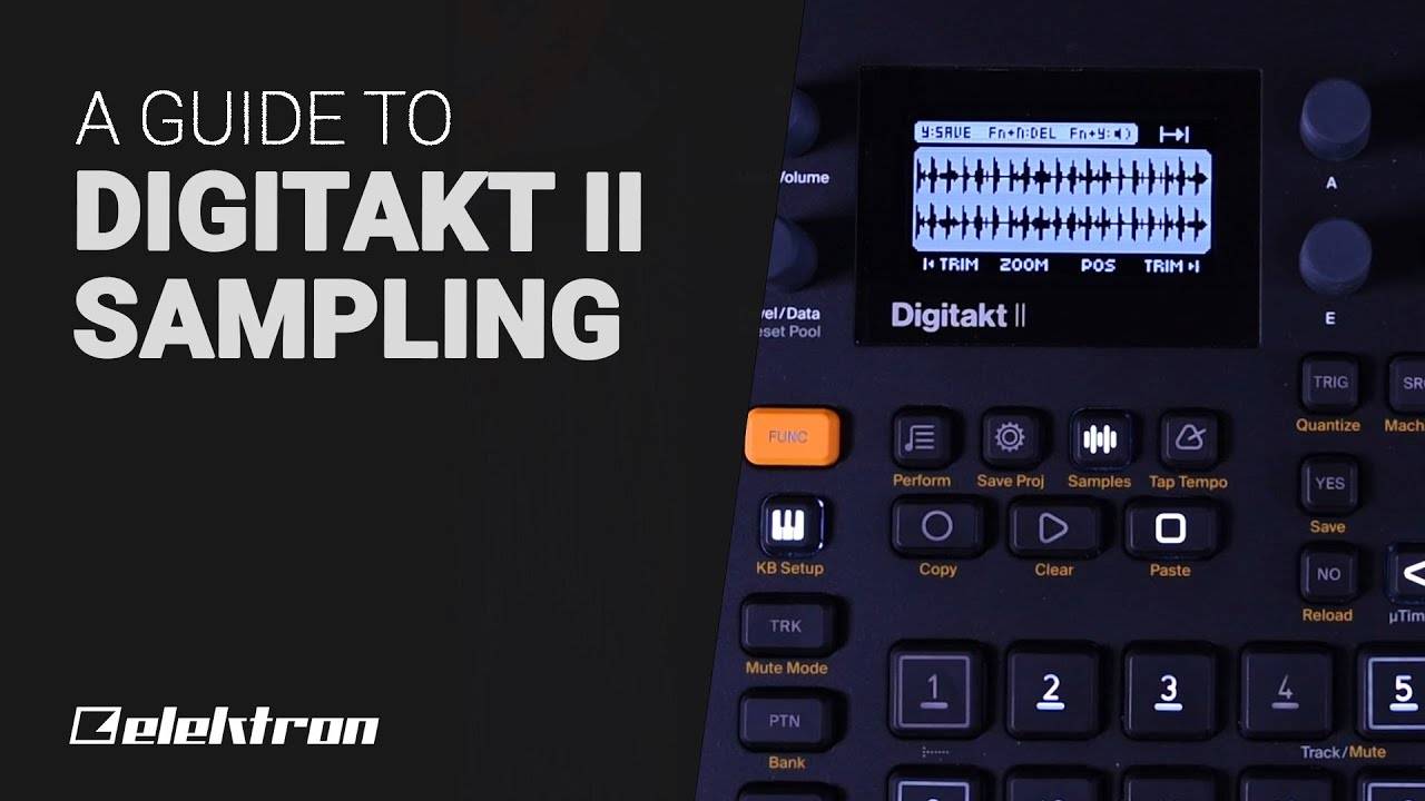Elektron Digitakt II: Sampling