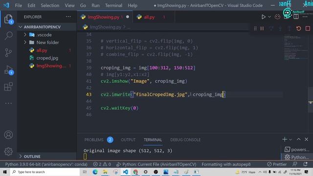 OpenCv Python with Image in Bangla part 9 ~ image save in personal drive смотреть онлайн