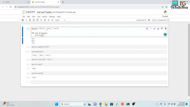 List and Tuples: Managing Collections of Data | Python course смотреть онлайн