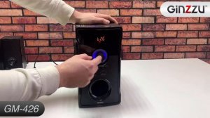 Обзор на мультимедийную акустическую систему 2.1 с Bluetooth от GINZZU. Model: GM-426.