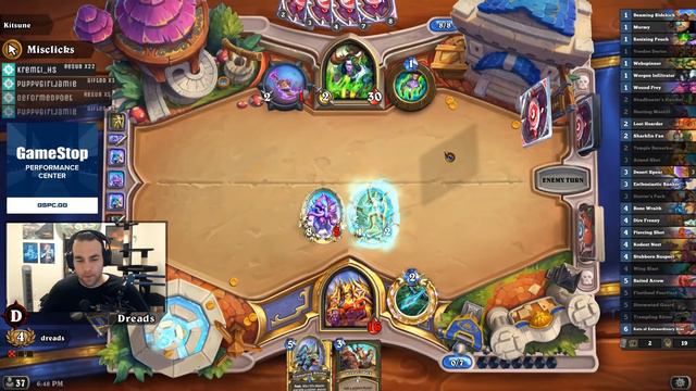 Triple Desert Spear Hunter Run! - Hearthstone Arena смотреть онлайн