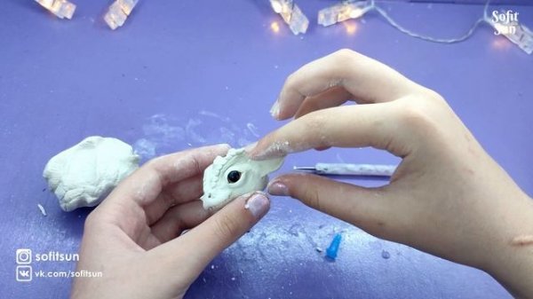 КАК СДЕЛАТЬ ДРАКОНА из глины (пластилина). /Sofit Sun/ DIY