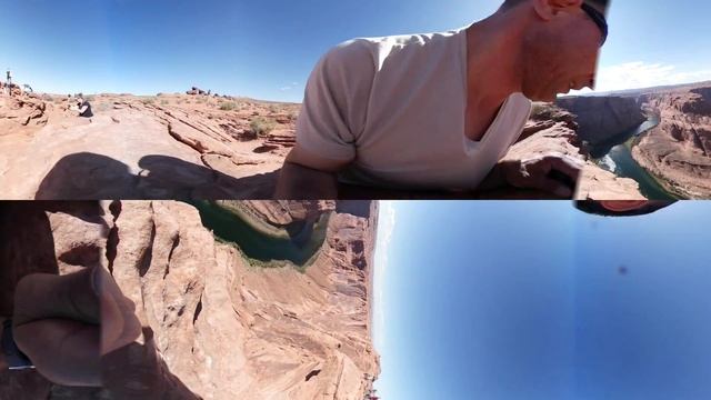 Horseshoe Bend Arizona Подкова 360 video. 22 сентября 2018.