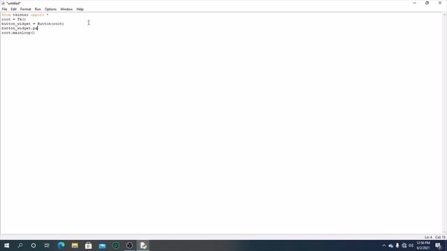How To Add A Button Widget In Python Tkinter - part_1 смотреть онлайн