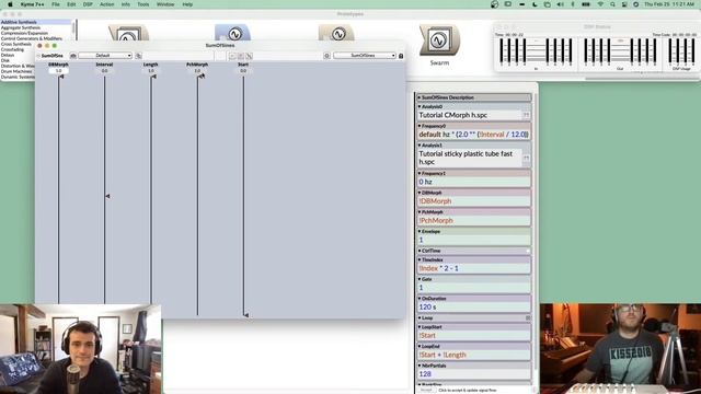 Creating a Spectral Morph in Kyma using the SumOfSines | Talk Through Tutorial w/ Simon Hutchinson смотреть онлайн