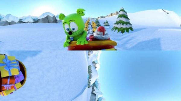 360 Virtual Reality Winter Wonderland - Gummibär The Gummy Bear