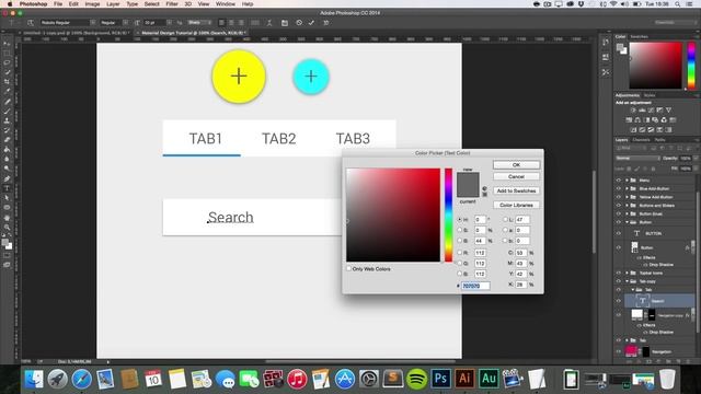 Photoshop/Illustrator Tutorial: Google Material Design (App Design) смотреть онлайн
