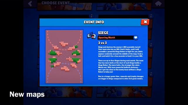 Brawl Stars~A new update: New brawler Rosa, Minecarts, Training Cave, Brawl TV, New Maps and more смотреть онлайн