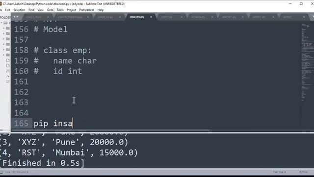Python Database access part2 смотреть онлайн