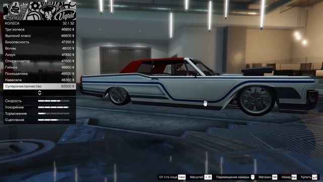 GTA V Online (HD 1080p) Тюнинг Vapid Chino заказной в Benny's и тест в каскадёрской гонке #88 смотреть онлайн