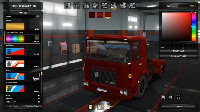 Io Joc: Euro Truck Simulator 2 - Camionul Roman Diesel v1.0 by MADster [Highlight Mod] смотреть онлайн