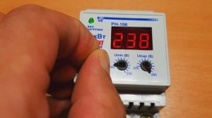 Реле напряжения.  РН-106.  Настройка, подключение, параметры.