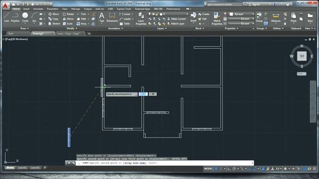 AUTOCAD drawing tutorial in Malayalam !! EASY method with Ray (construction line) and Trim command смотреть онлайн