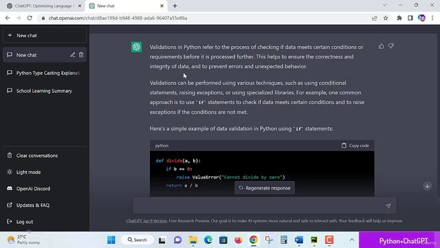 32 - Building Data Validations with ChatGPT AI Assistance: Python Programming смотреть онлайн