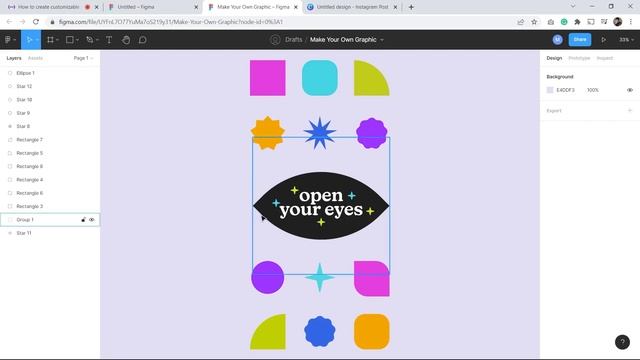 How to Create Customizable Graphics for Canva (Figma and Canva Tutorial) смотреть онлайн