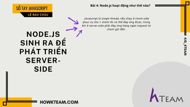Sổ tay #JavaScript - Bài 4: Node.js hoạt động như thế nào | #Howkteam смотреть онлайн
