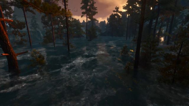 The Witcher 3: Next Gen - Ард Скеллиге затопило (БАГ С ВОДОЙ) смотреть онлайн