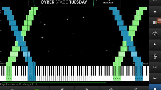 [Black MIDI] Paprika's Noise Challenge 2 - Midi Voyager Exactly 10 Million Notes
