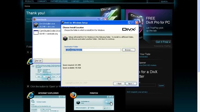 Install DIVX Codec for CamStudio смотреть онлайн