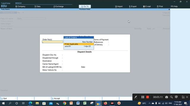 Sales Order in Tally Prime | Sales Order Voucher in tally prime смотреть онлайн